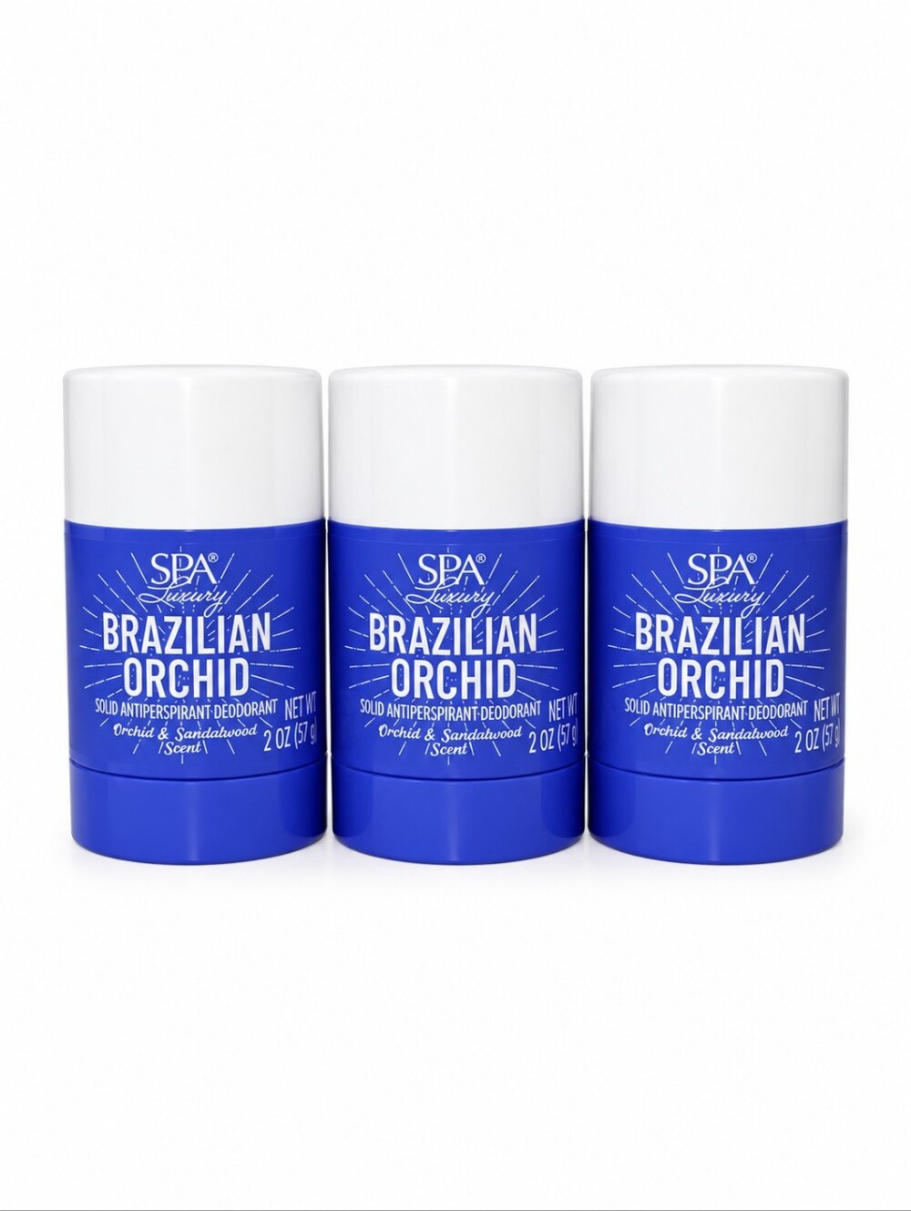 Brazilian Orchid Solid Antiperspirant Deodorant - 3-pack